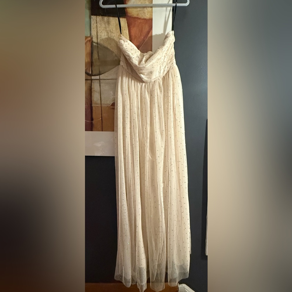 Forever 21 Cream A-Line Skirt